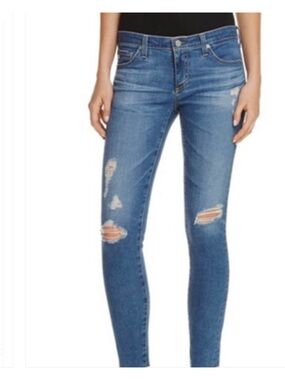 USA AG Adriano Goldschmied The Legging Ankle Super Skinny Ankle Jeans 28 x 28